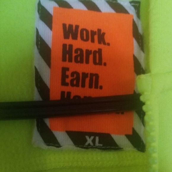 Neon Yellow Sweatshirt - Picture 4 of 4